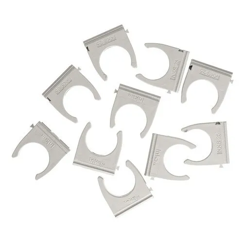 Bride plastic pentru tub rigid eBULL Ø25 mm, pachet 10 bucati