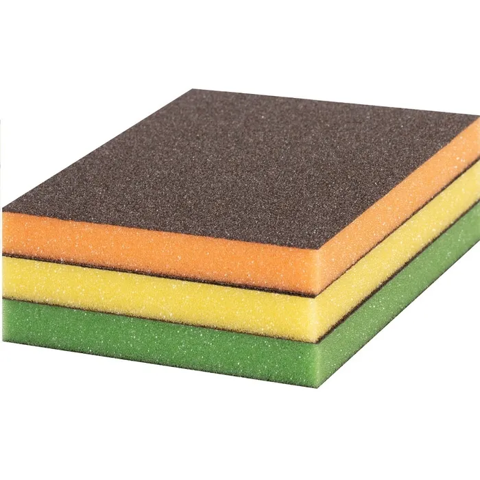 Burete abraziv, pentru slefuire lemn / vopsea, Bosch 2608901176, 98 x 120 x 13 mm, granulatie 180 / 240 / 320, set 3 bucati