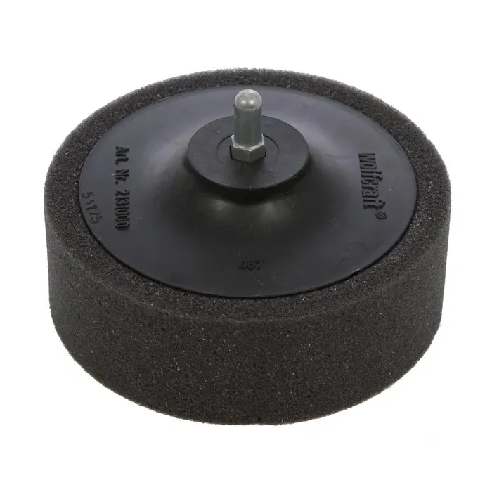 Burete polisare Wolfcraft 120mm, 40mm grosime, tija 8mm