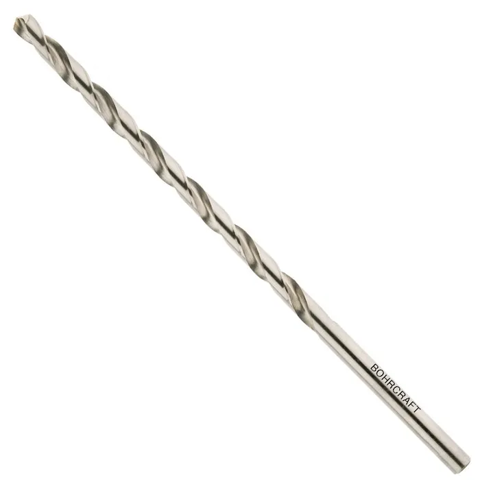 Burghiu cilindric pentru metal, tip N, DIN1869, Bohrcraft, HSS-G, 6 x 180 x 260 mm