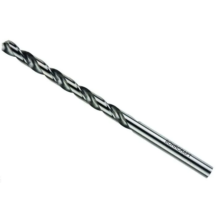 Burghiu lung pentru metal, tip HSS-G, Bohrcraft, DIN340, 4.8 x 87 x 132 mm