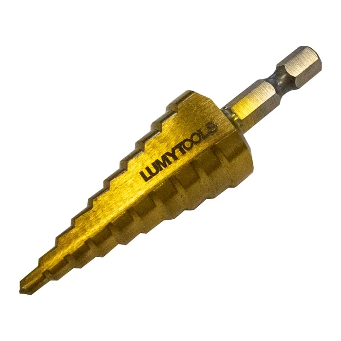 Burghiu pentru metal, in 10 trepte, Lumytools LT21844, 4 - 22 mm