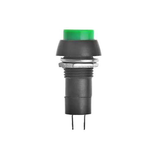 Buton auto cu retinere ON-OFF verde aplicatii electrice universale 12V