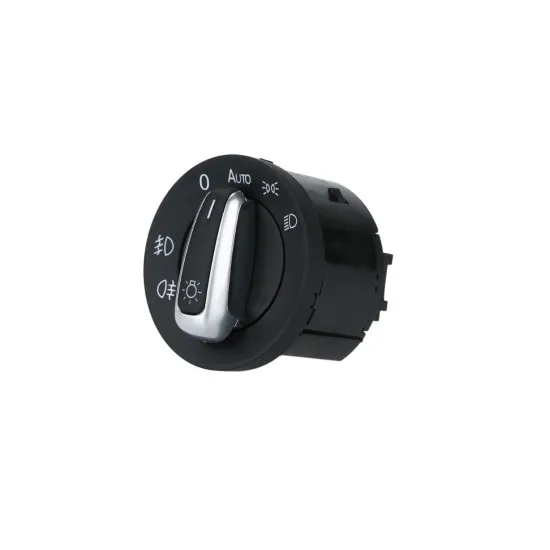 Buton comutare faruri pentru VW Golf 5 Passat B6 Caddy, crom, fara functie automata