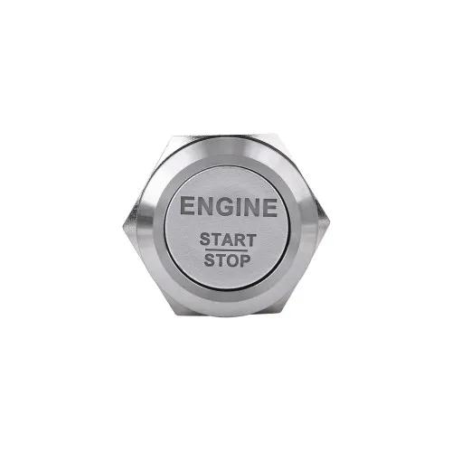 Buton cu Led din aluminiu 12V , 19mm — imaginea 2