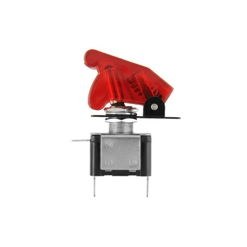 Buton cu protectie si Led 12V