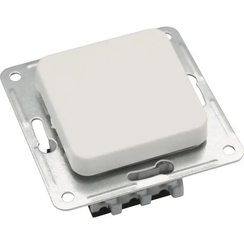 Buton cu revenire Roth Lange Basic, alb