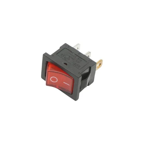 Buton intrerupator LED ON OFF 250V AC 6A universal cu 3 pini — imaginea 2