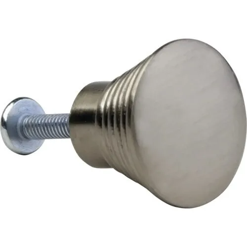 Buton pentru mobila Ø24mm, metal zamac din otel inoxidabil