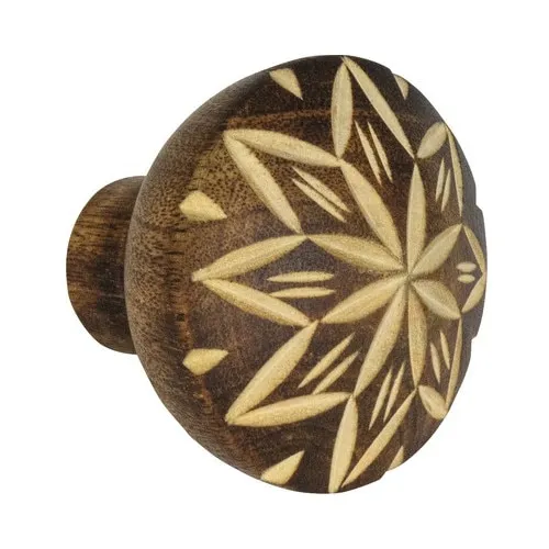 Buton pentru mobila Ø40mm, lemn nuc