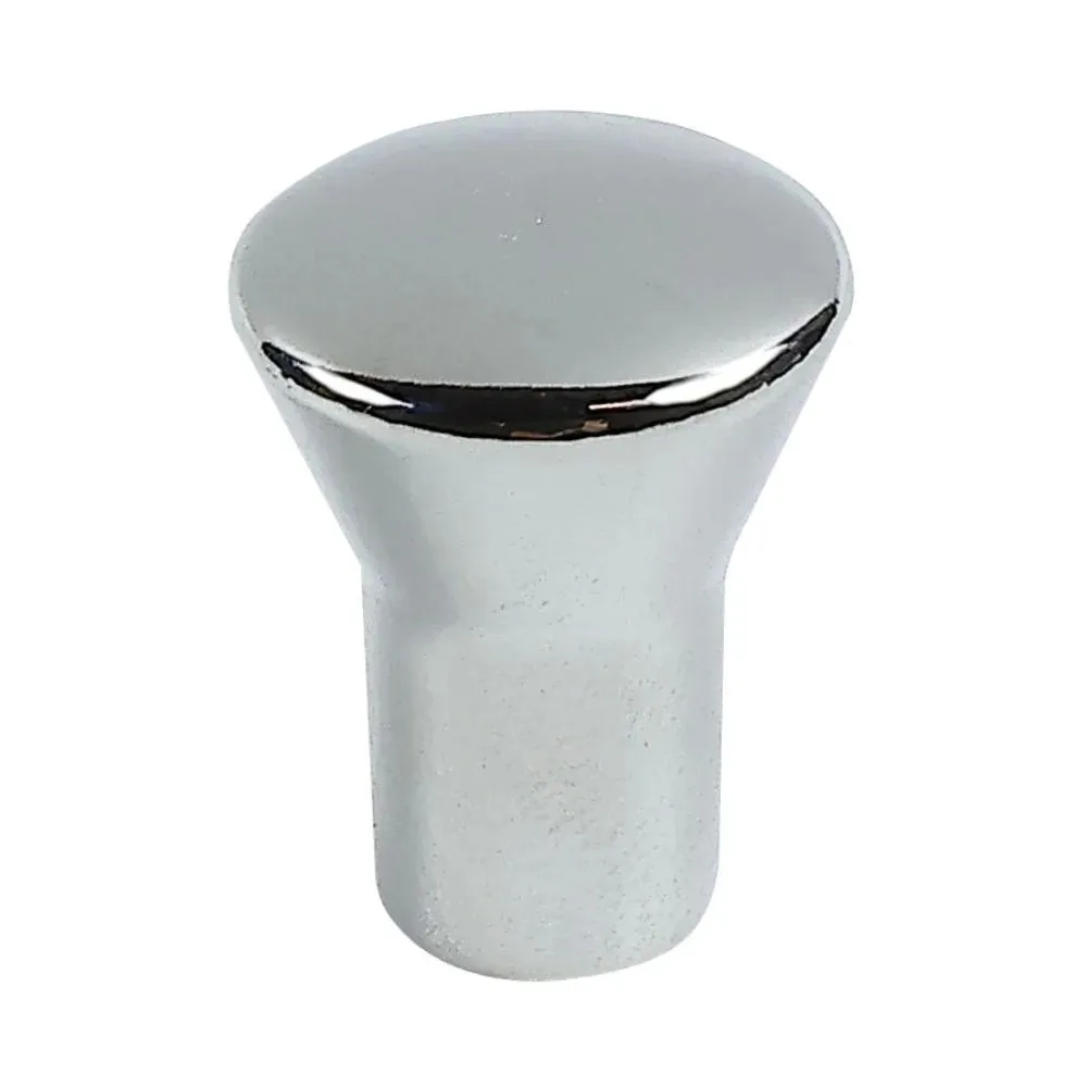 Buton pentru mobila, metalic, crom lucios, M 480.03.22, 16 x 21 mm