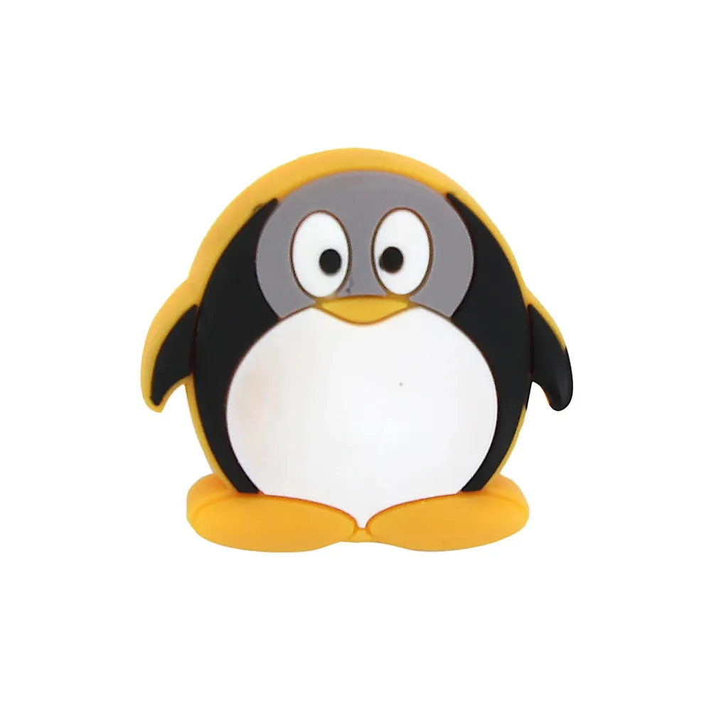 Buton pentru mobila, negru, forma pinguin, 44x40x25mm