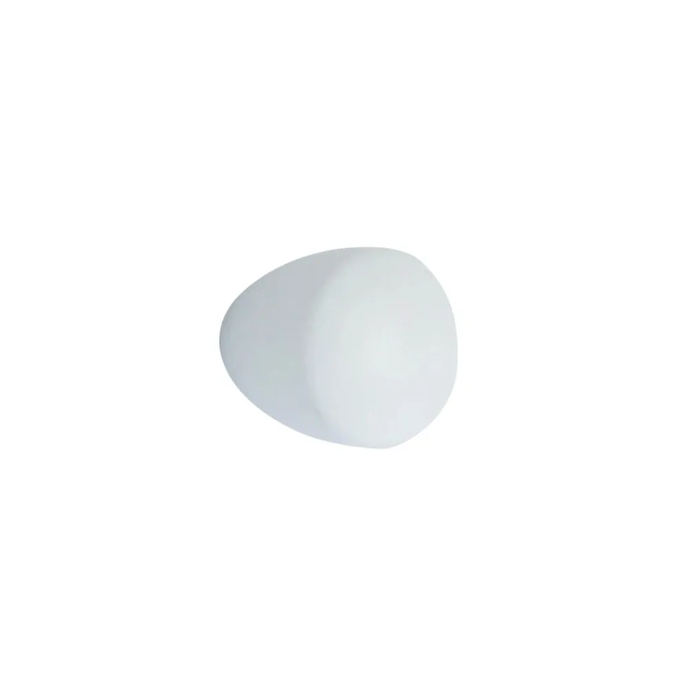 Buton pentru mobila, plastic, alb, M 487.43.11, 20 x 23 mm