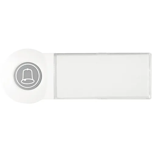 Buton sonerie wireless Emos, alb, IP44, 1 unitate