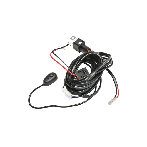 Cablaj 12V DC cu buton releu si siguranta pentru proiectoare auto si bare LED