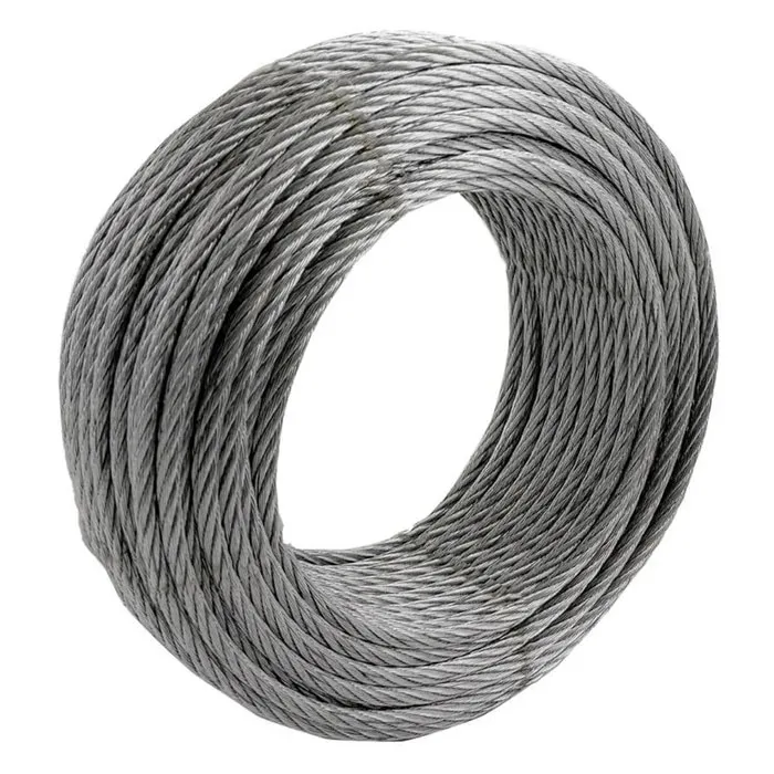 Cablu comercial, din otel zincat, pentru ancorare usoara, Cablero, greutate maxima 65 kg, colac 10 m x 3 mm / bucata