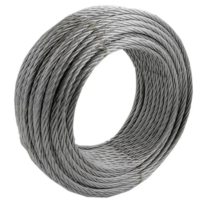 Cablu comercial, din otel zincat, pentru ancorare usoara, Cablero, greutate maxima 65 kg, colac 15 m x 3 mm / bucata
