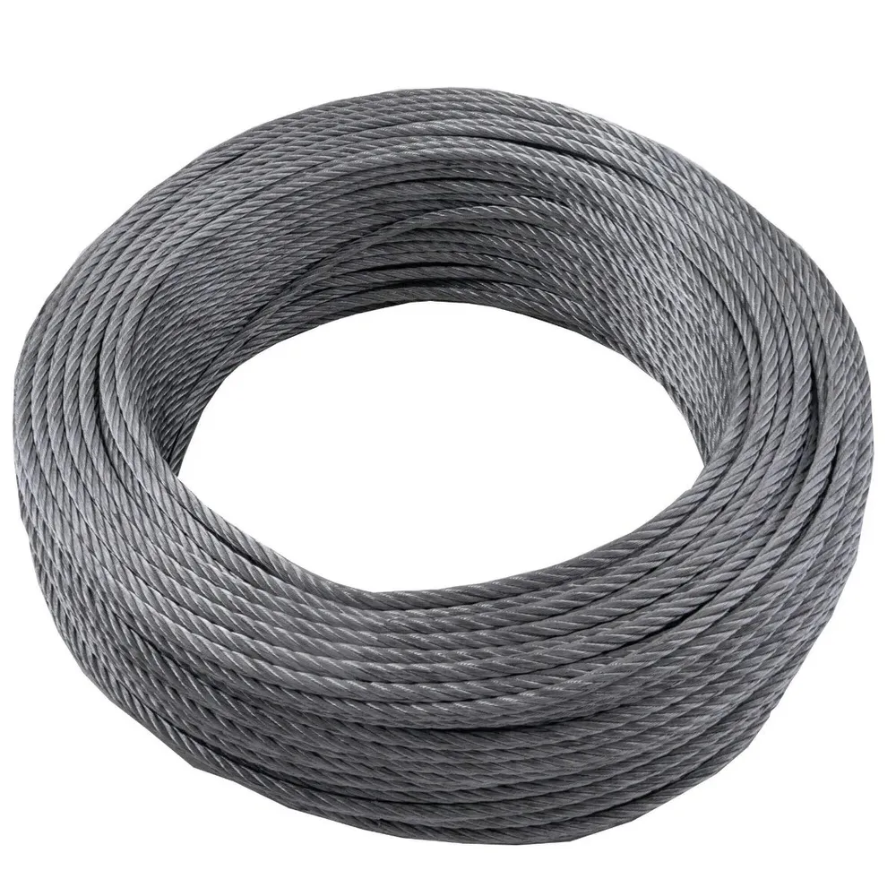 Cablu de ancorare Cablero, otel zincat, 50m x 4mm, greutate maxima 106kg