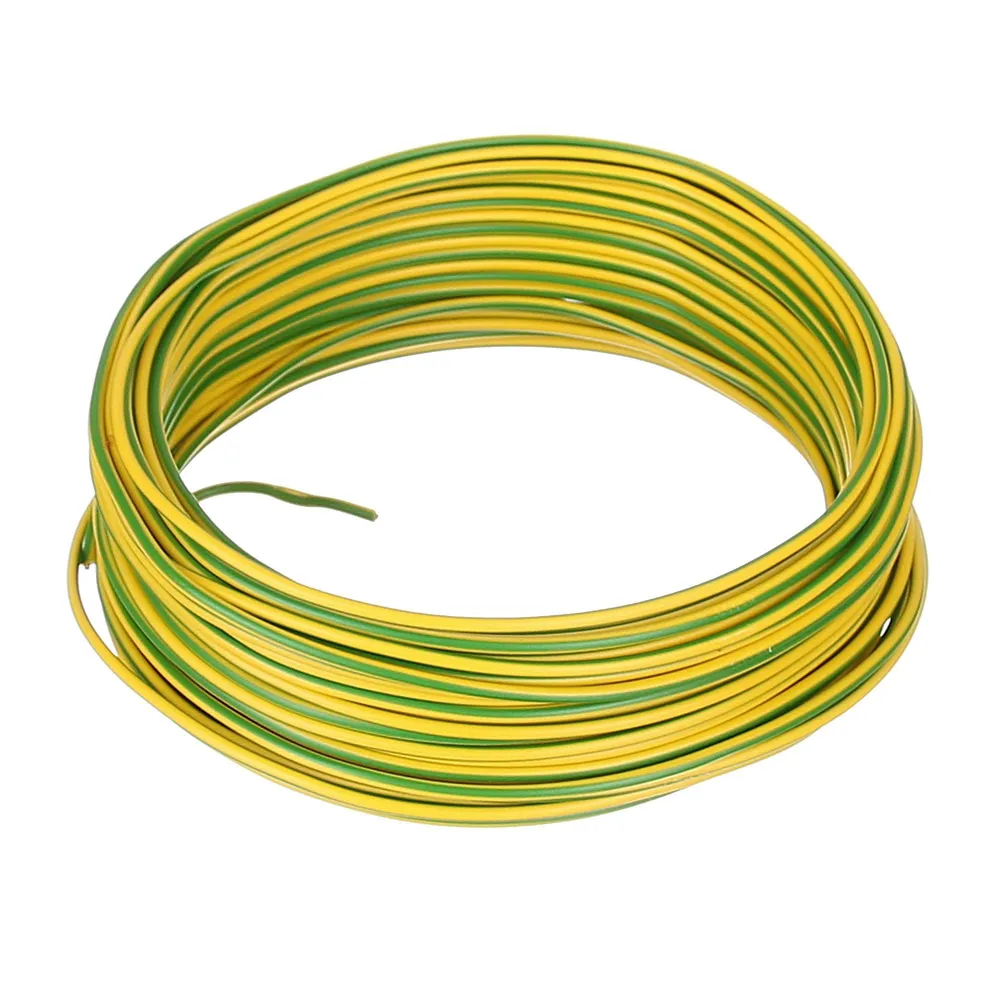 Cablu electric FY, H07V-U, 2.5 mm², 50 m, verde/galben