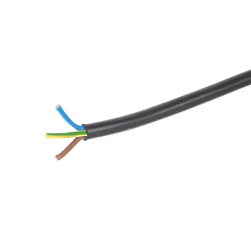 Cablu electric H05VV-F, 3 x 1.5 mm, 50 m, negru
