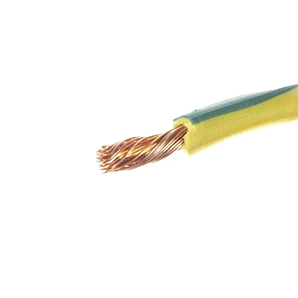 Cablu electric H07V-K, 1.5 mm, 50 m, verde/galben