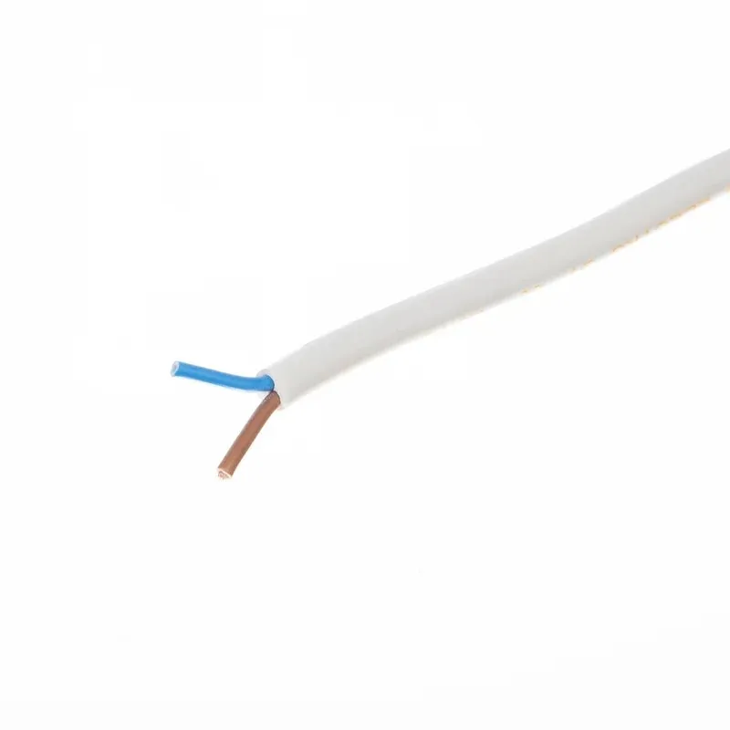 Cablu electric MYYM, H05VV-F, 2 x 1 mm², 25 m, alb