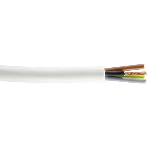 Cablu electric MYYM H05VV-F 4x1, 5mm alb 25m