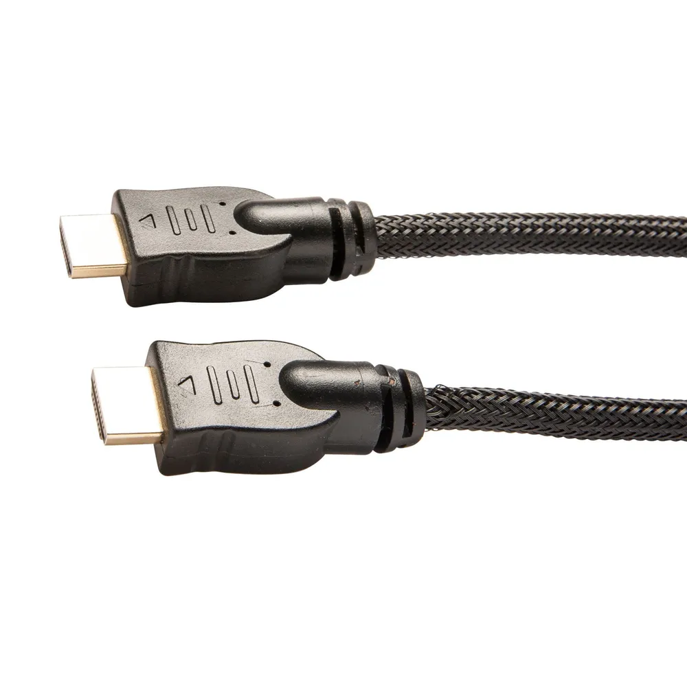 Cablu HDMI 2.0 Lexman, 5 m, textil, negru