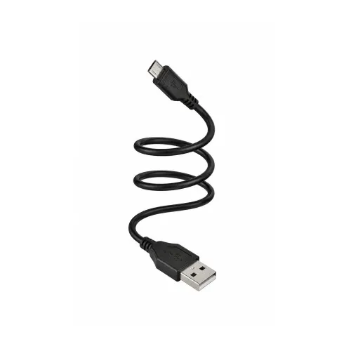 Cablu incarcare 2.4A USB-A la Micro USB 1 m negru