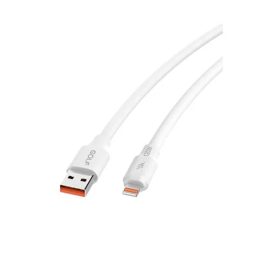 Cablu incarcare 6A 120W transfer date USB-A la Lightning 1 m alb — imaginea 2
