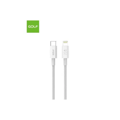 Cablu incarcare transfer date 3A Fast Charging USB-C la Lightning 20W 1 m alb