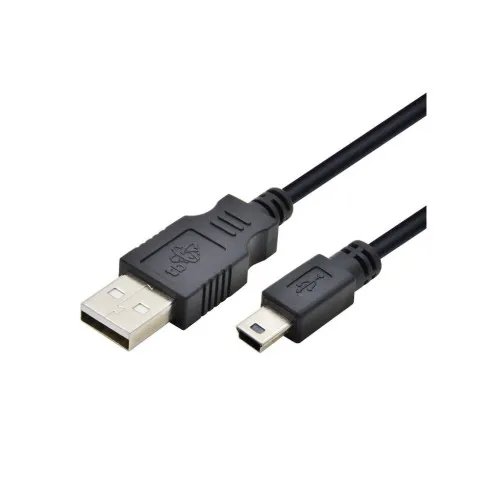 Cablu Lanberg USB 2.0 USB-A tata la Mini USB 5 pini tata negru 1.8 m — imaginea 2