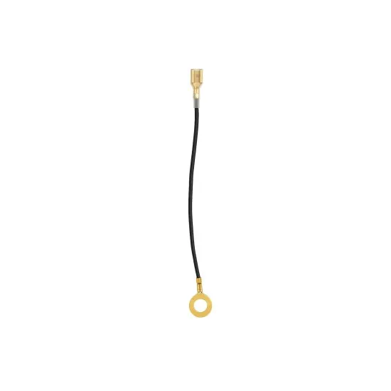 Cablu legatura claxon sau masa cu papuc ochet si papuc mama 6.3mm 12V/24V universal