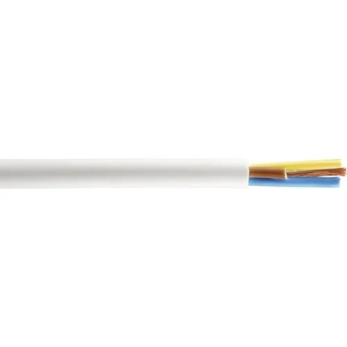 Cablu MYYM (H03VV-F) 3x0, 75 mm² alb, inel 20m