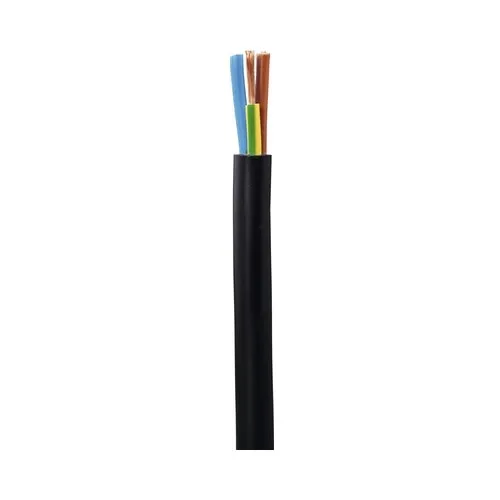 Cablu MYYM (H03VV-F) 3x0, 75 mm² negru, inel 20m