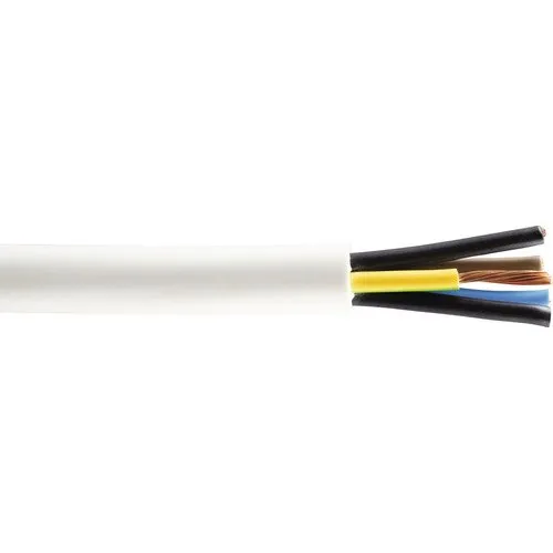 Cablu MYYM (H05VV-F) 5x1 mm² alb, inel 25m