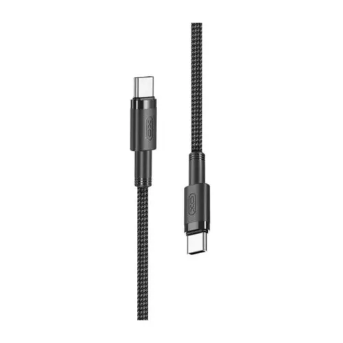 Cablu pentru incarcare 100W Quick Charge si transfer date Type-C la Type-C 1.5 m negru — imaginea 3