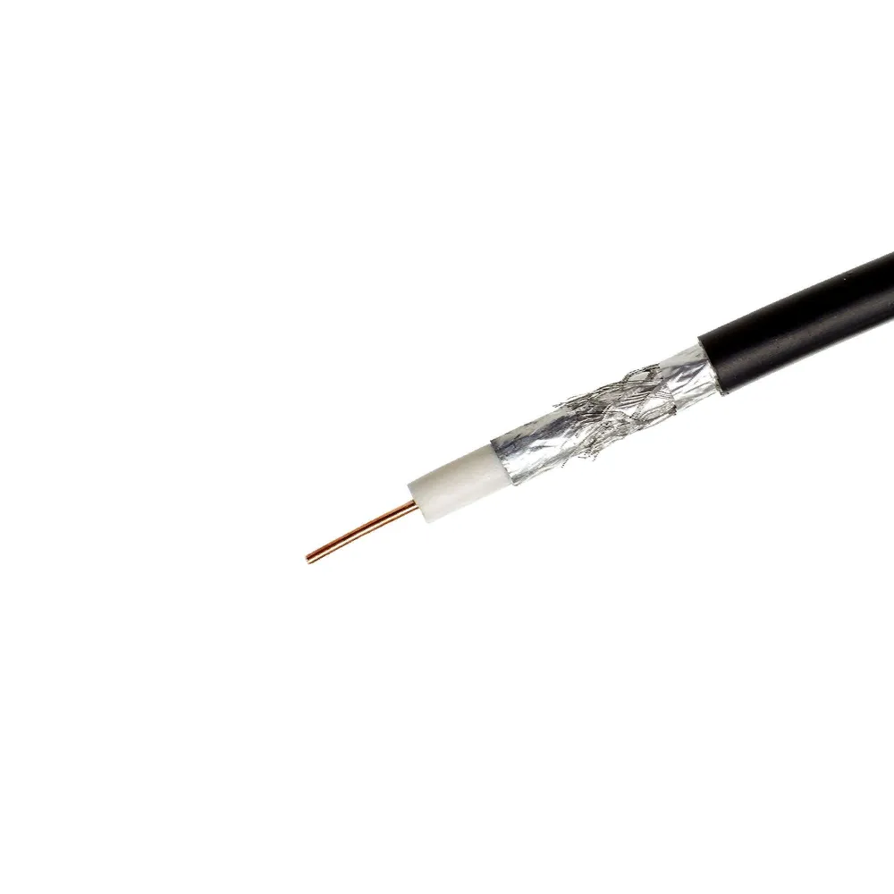 Cablu TV Lexman, coaxial, 17PATC FC-E, 10 m, plastic, negru