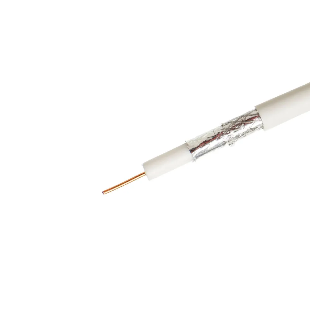 Cablu TV Lexman, coaxial, 21VATC FC-E, 10 m, PVC, alb
