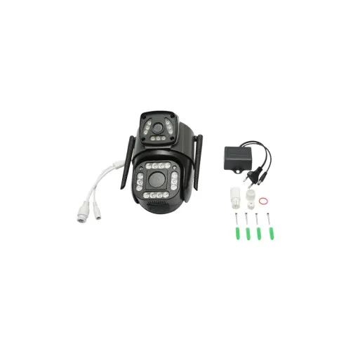 Camera de supraveghere lentila duala 4MP 1080P P2P WiFi 2.4GHz PTZ detectie umana V380 Pro — imaginea 2
