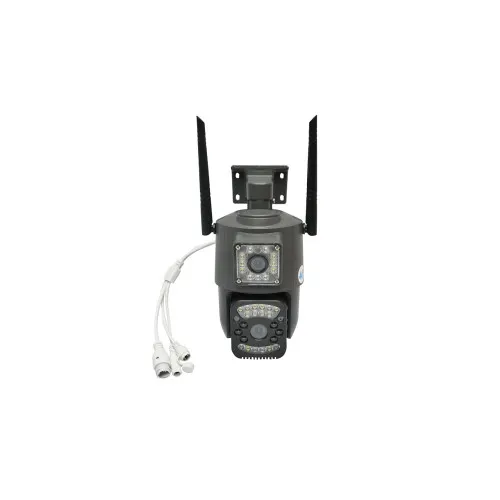 Camera de supraveghere lentila duala 8MP, P2P WIFI 4G 1080P, PTZ cu senzor de miscare, detectie umana si aplicatie V380 Pro