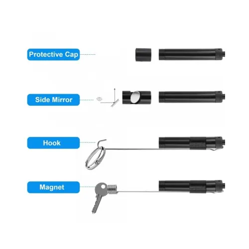 Camera endoscop USB-C 5.5mm impermeabila 5m cu LED reglabil — imaginea 7