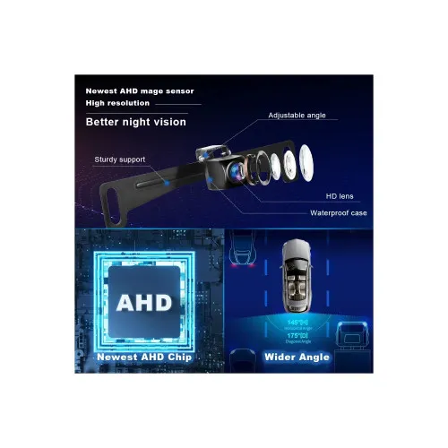 Camera marsarier AHD CVBS pentru placuta inmatriculare sistem P — imaginea 5