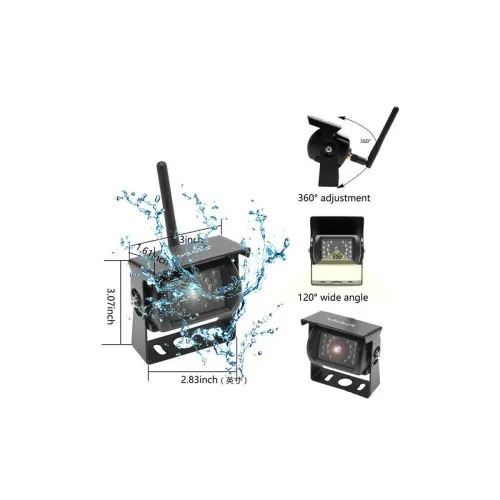 Camera marsarier wireless 12V-24V / monitor 7 inch — imaginea 2