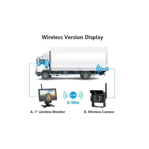 Camera marsarier wireless 12V-24V / monitor 7 inch — imaginea 4