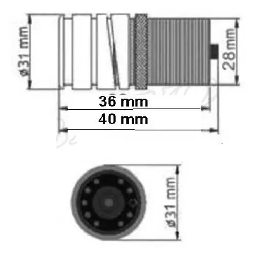 Camera marsarier wireless cu display 12V DISCN97 — imaginea 5