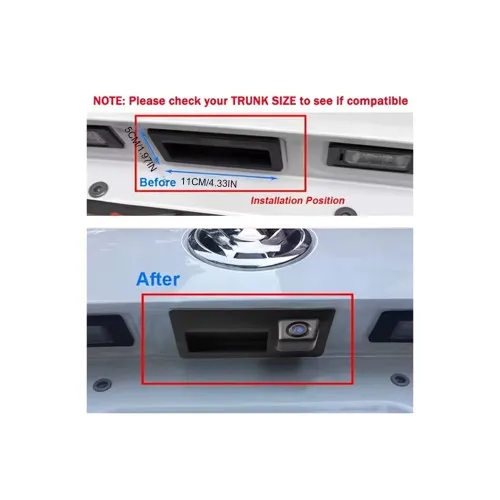 Camera mers inapoi HD 1080P Premium cu maner, compatibila Audi, Volkswagen, Skoda, Porsche PAL 12V — imaginea 4