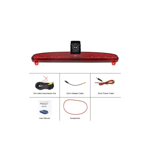 Camera pentru mers inapoi cu lampa de frana compatibila Iveco Daily 2015–2017 — imaginea 4