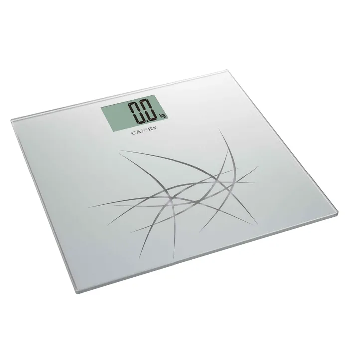 Cantar electronic pentru baie / corporal, Kadda EB9374, sticla securizata, LCD, 150 kg, oprire automata, indicator suprasarcina