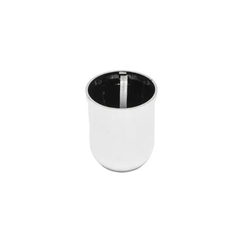 Capac argintiu pentru carlig remorcare cu opritor metalic Ø50mm — imaginea 2